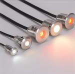 Recessed 1W IP68 LED Underground Lamp Outdoor Steel Round