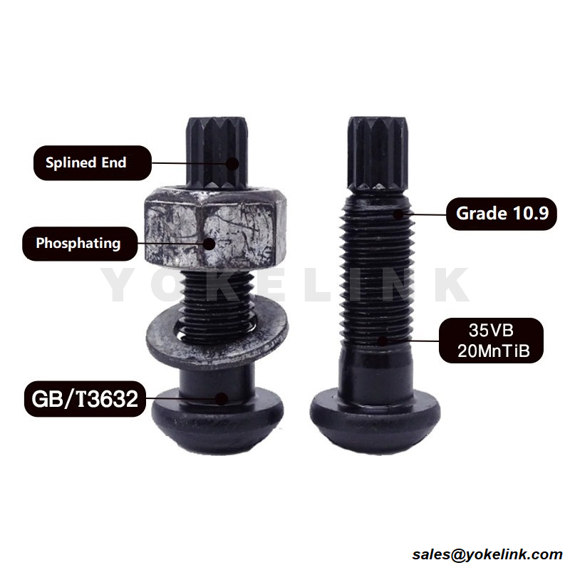 EN14399-10 HRC Bolt Tension Control Structural Bolt (1) EN14399-10 HRC Tension Control Bolt with Cup Head