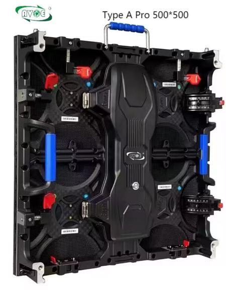 Type A Pro P3.91 Outdoor Rental LED Display Curve Cabinet 500x500 / 500x1000