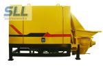 Diesel Engine Compact Concrete Pump , Construction Concrete Pump Color