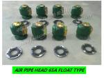 Precipitation cabinet marine pontoon venting cap 10K-65A, marine tail tip
