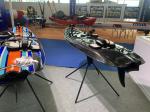 Unisex BluePenguin Carbon Fiber Surfboard with Repair Accessories and Fuel