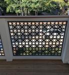 Polished Aluminium Stair Balustrade Fireproof Exterior Aluminum Handrail