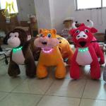 Hansel hot selling kids indoor rides walking electric mountable animals rides