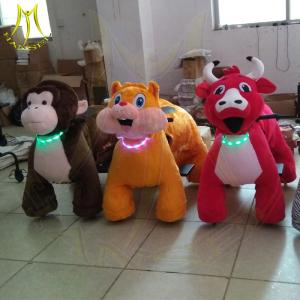 Wholesale Hansel hot selling kids indoor rides walking electric mountable animals rides from china suppliers