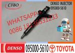 Denso Common Rail 095000-5610 Diesel Injector For Denso 23670-0R160 23670-0R010