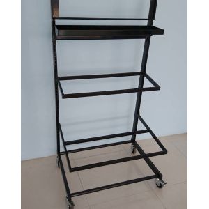 Wholesale Mobile Flower Display 100kg Loading Capacity With Vases And Shelf from china suppliers