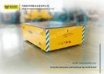 Foundry Plant Material Handling Trolley / Motorized Rail Cart On Epoxy Flooring