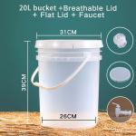 20L Household Beer Fermenter Alcohol Fermentation Fruit Enzymes Barrels for