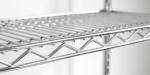 Cafeteria Commercial Wire Shelving 4 Layers Adjustable Metal Rack Dining