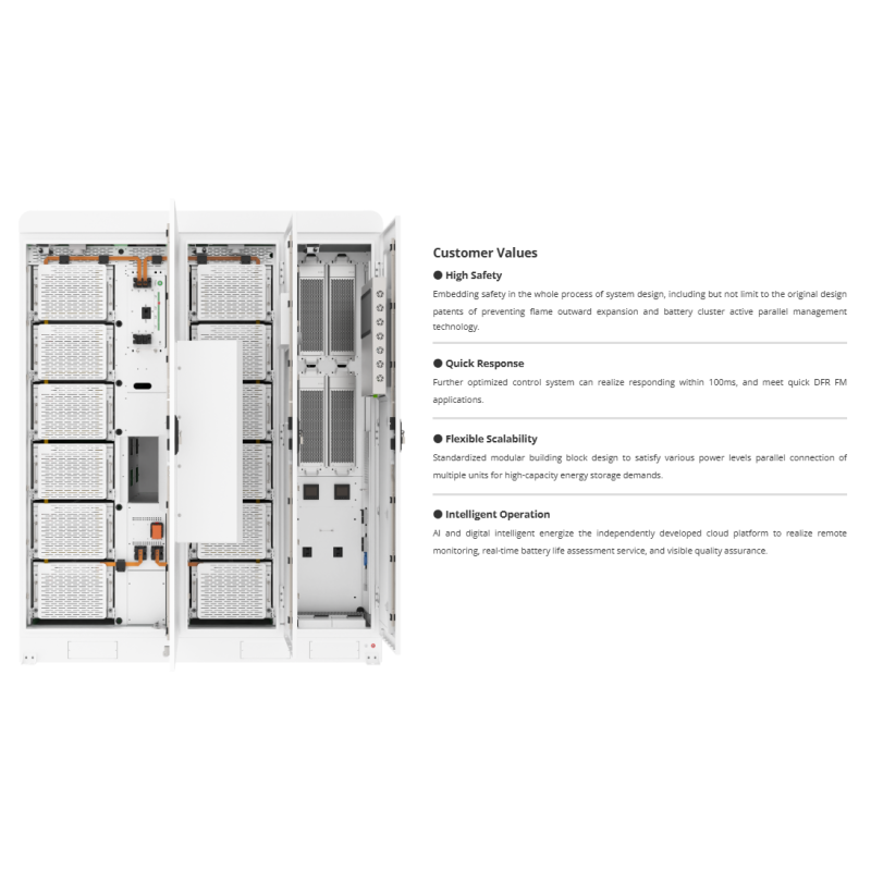 241kwh Integrated Battery Energy Storage Cabinet all in one system EnerArk-Mini 120kw output