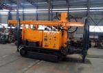 92kw 2200rpm Crawler Mounted Drill Rig 350m Depth For Deep Water Borehole
