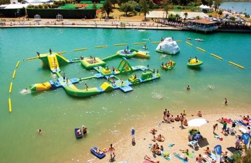 Giant Ocean Play Inflatable Water Park For Water Sports