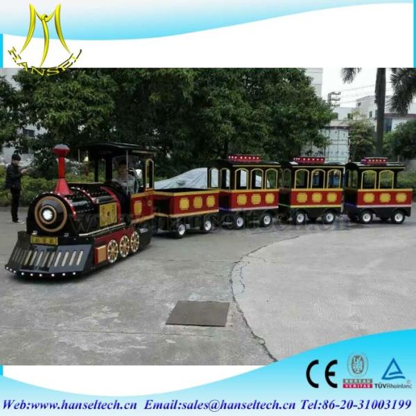 Hansel tourist amusement park Mini trackless electric train amusement park train