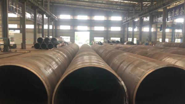 ASTM A252 A106 API 5L LSAW Welded Pipe , Large Diameter Seamless Steel Pipe 28
