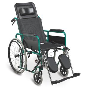 Wholesale Detachable Armrest Lightweight Wheelchair With Elevating Leg Rest Reclining Back from china suppliers