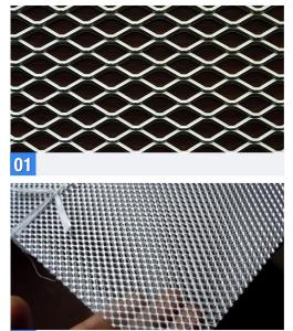 Wholesale Square Diamond Expanded Wire Mesh Roll For Trailer / Zoo Animal Cages from china suppliers