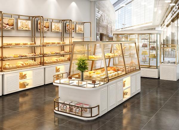 Powder Coating Cake Shop Display Cabinet Wrought Iron Paint Bread Display