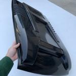 Black Engine Guard Cover Car Bonnet Hood Scoop For Nissan Navara Np300 2015 -