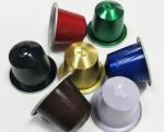 Colored Aluminum Foil Nespresso Coffee Capsule Refillable Reusable