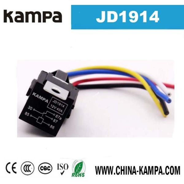 JD1914 40a 12v 5 pin automotive auto electrical relay