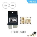 Safety Relay / Temperature Control Relay 119802-77200 For XCMG Excavator XCG60