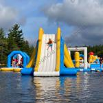 Bouncia Lake Inflatable Water Obstacle Course For Adults And Kids