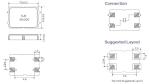 6F Series SMD7050 Crystals 6MHz To 160MHz For Communications And Industrial