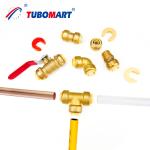 Plumbing 1/2 Pex Quick Connect Fittings Lead Free Brass Push Fit Fittings