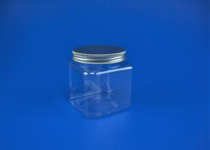 Wholesale Food Grade Clear Plastic Boxes With Lids Square Shape EOE / POE Sealing 611Ml from china suppliers