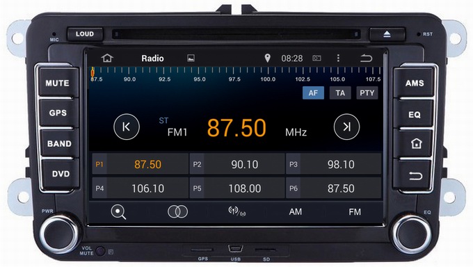 Ouchuangbo Auto Radio BT RDS GPS System for Volkswagen Tiguan /Touran /Polo Android 4.4 3G