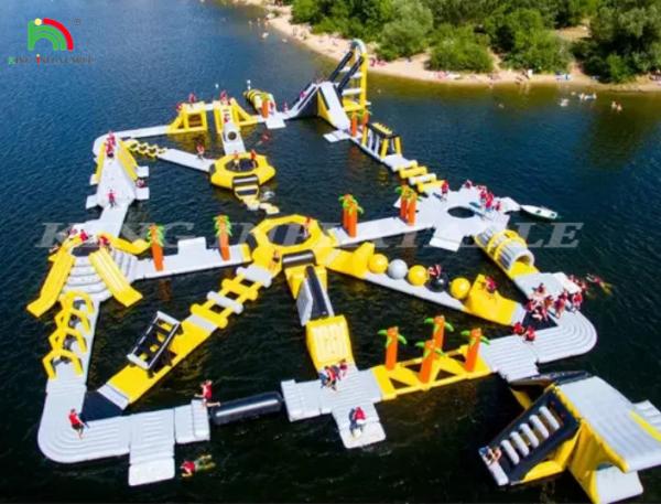 Customized Floating Aqua Park Water Amusement Park Inflatable Water Park