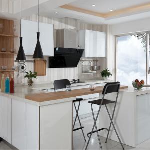 Wholesale White Custom Made Kitchen Cabinets Solid Wood Modular Kitchen Cabinets from china suppliers