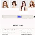 25W-39W Infrared Hair Straightener Ultrasonic LCD Display Hairs Flat Iron