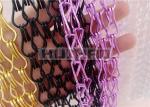 1.6mm Anodized Aluminum Chain Curtains Copper Color For Architectural Wall