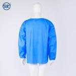disposable nonwoven pp CPE isolation gown patient gown visitor gown lab jacket