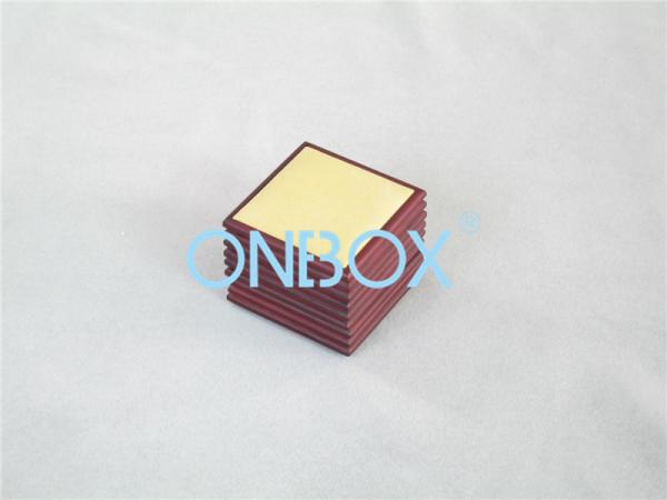 Quality Personalized Wooden Jewellery Packaging Boxes , Finger Ring Storage Box For Wedding for sale