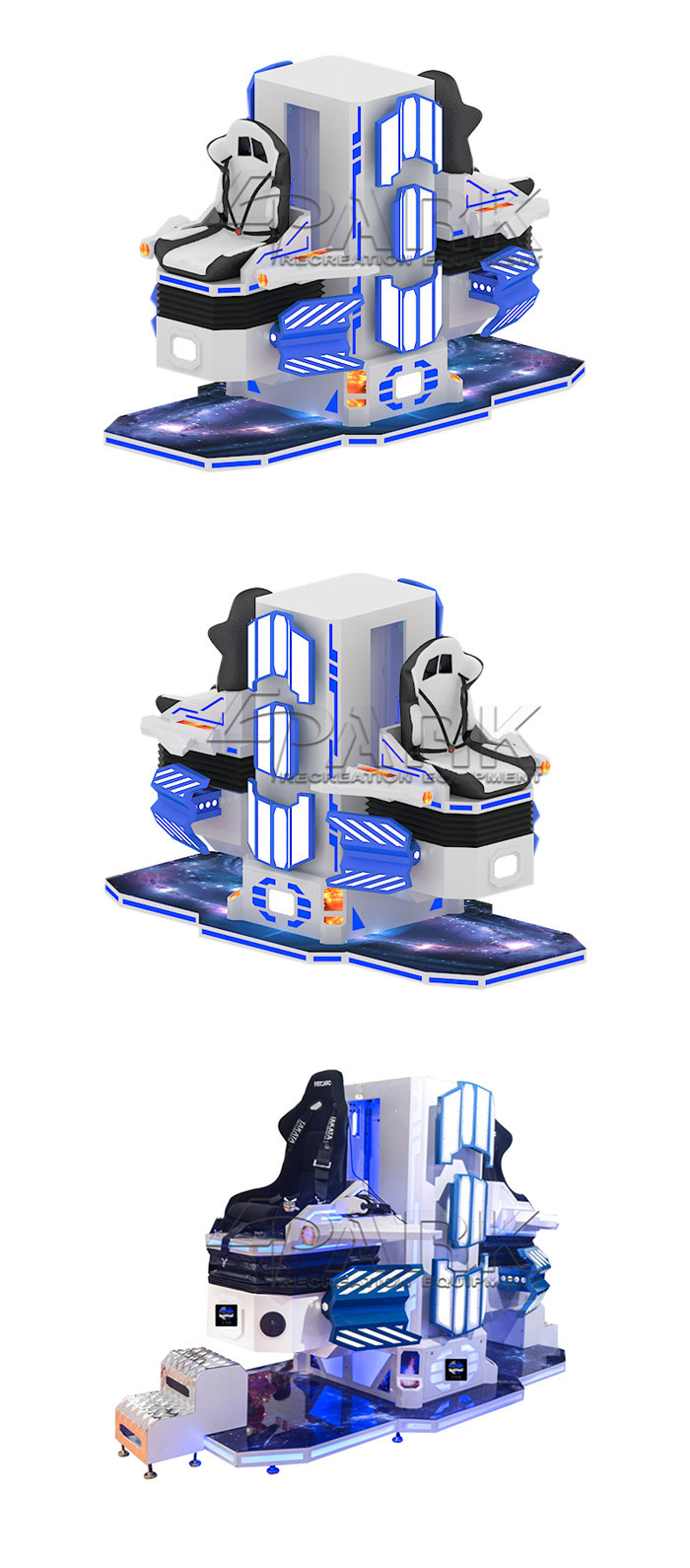 vr parachute simulator EPARK Amusement Park virtual reality game machine