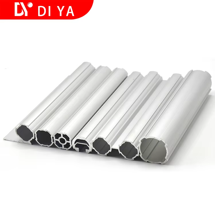 6063-T5 Aluminum Alloy Lean Pipe with Sandblasted Matte Surface and 4m Length for Karakuri Kaizen Storage Rack