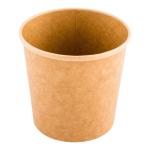 Custom logo printed double pe coated disposable ice cream paper cups yogurt