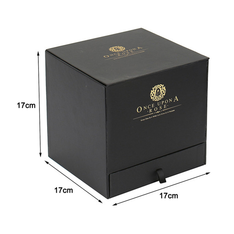 Luxury Flower Packaging Box Black Flower And Chocolate Gift Box Eco Friendly Sustainable