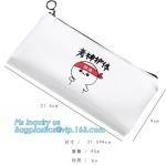 slider zipper pvc pouch clear vinyl pvc ziplock bag, water proof cosmetic vinyl