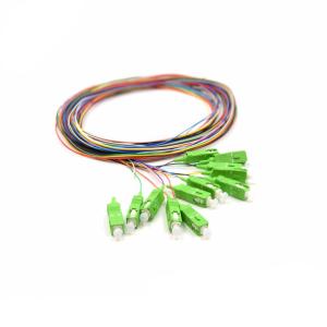 Wholesale SC / APC Fiber Optic Pigtail , 2 M Fiber Jumper Cables 12 Colors Opitional from china suppliers