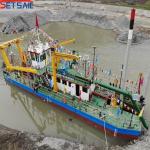 Diesel Power Type 10 Inch Cutter Suction Reservoir Sand Dredger 31.1 Meter Total
