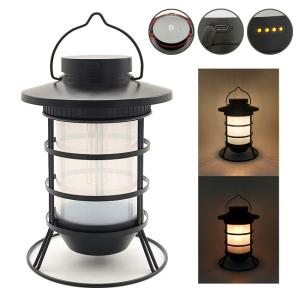 Wholesale Rechargeable Retro Luxury Camping Led Camping Lights For Tents ABS+PC+Metal φ17x23.8cm 710g from china suppliers