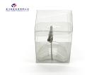 OEM / ODM Design Clear Plastic Box Packaging Hang Strip On Box Top 5*5*7.5cm