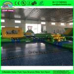 Giant Inflatable Water Park for adults, Floating Inflatable Aqua Park Adventure