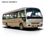 Electric RHD Mini 19 Seater Bus , Mitsubishi Rosa Type Small Passenger Bus