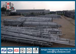 Wholesale Conical Electric Power Transmission Poles 5.0mm Thickness Steel Plate Three Sections from china suppliers