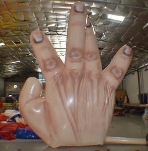 Wholesale Fire resistant Giant Inflatable Single Hand Decoration with 5 fingers from china suppliers